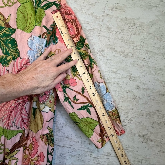 NWT Soft Surroundings Bellicia Embroidered Floral Midi Dress Sz IX 20W Spring - Picture 15 of 16